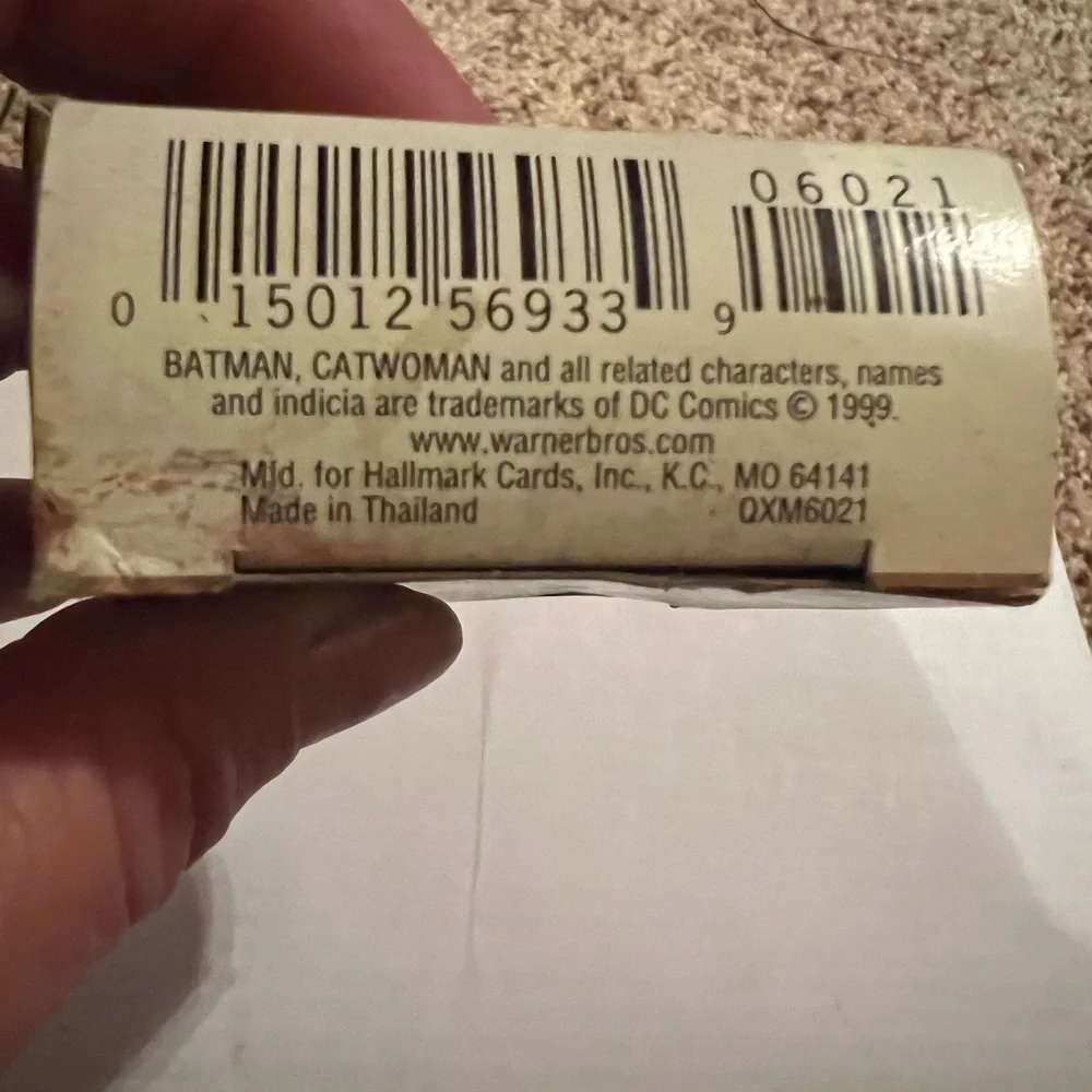 Hallmark Keepsake 2000 Batman Catwoman Ornament, excellent condition with box - Picture 5 of 7